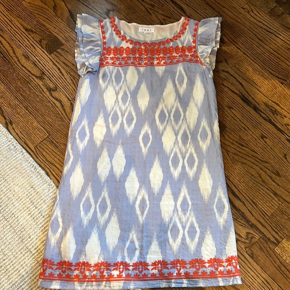THML Dresses & Skirts - THML Embroidered Geometric Mini Dress